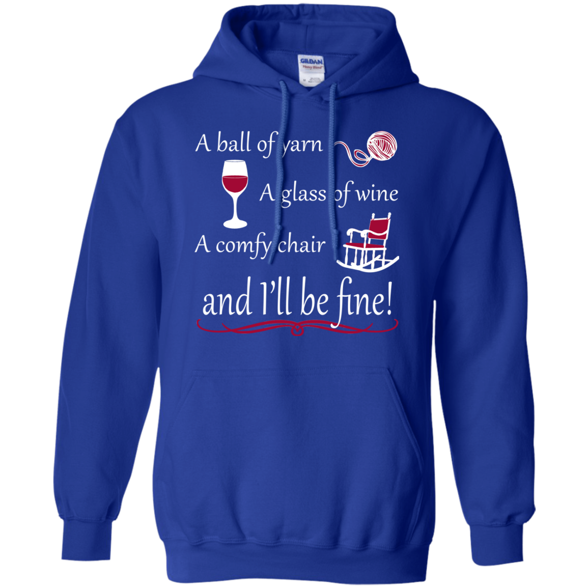 I'll be Fine Pullover Hoodie