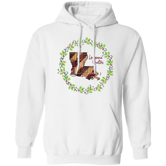 Louisiana Quilter Christmas Pullover Hoodie
