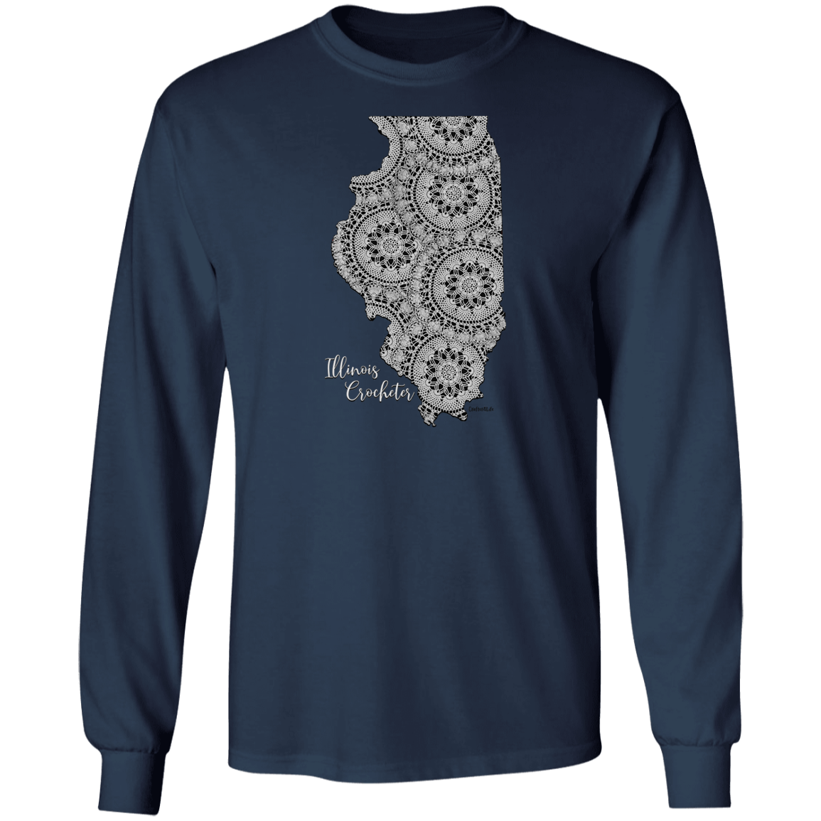Illinois Crocheter LS Ultra Cotton T-Shirt