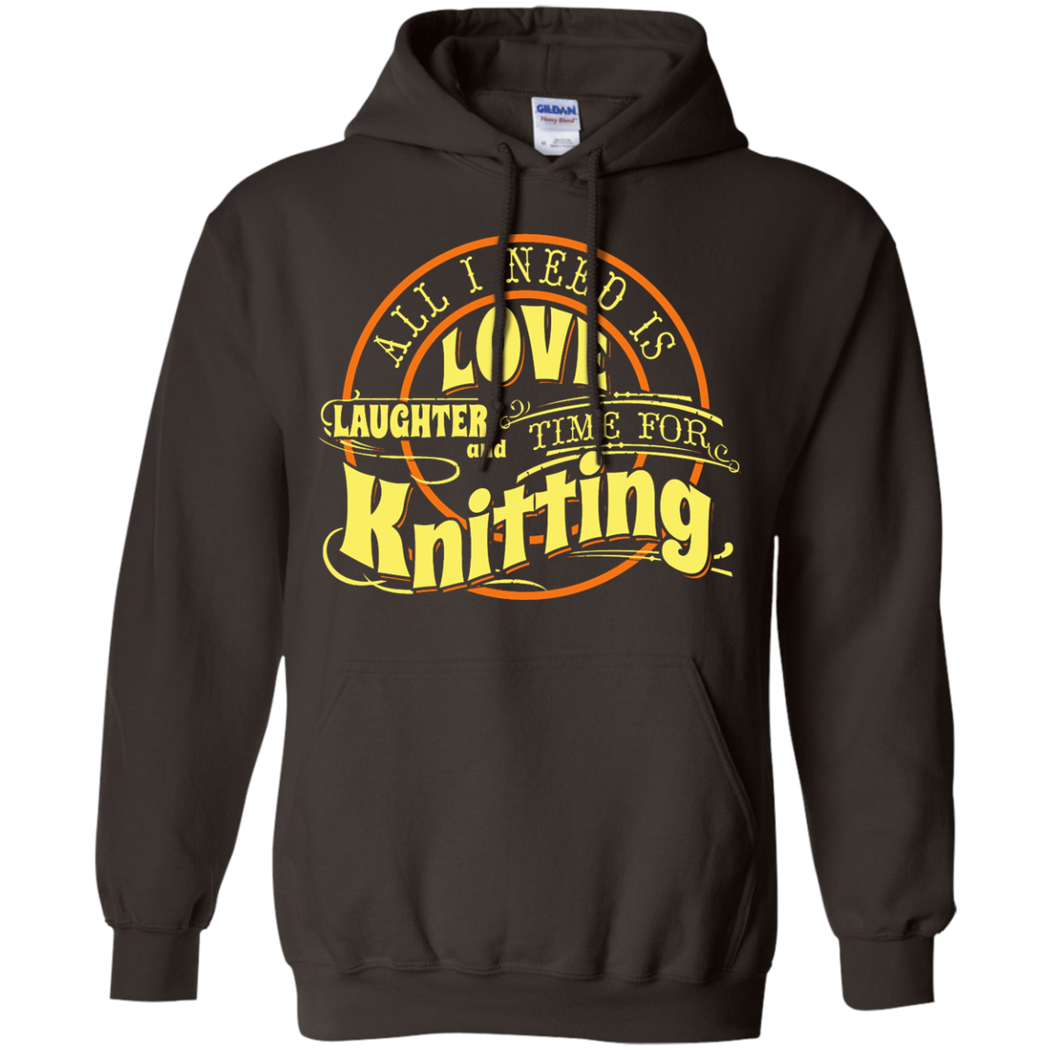 Time for Knitting (yellow) Pullover Hoodies - Crafter4Life - 4