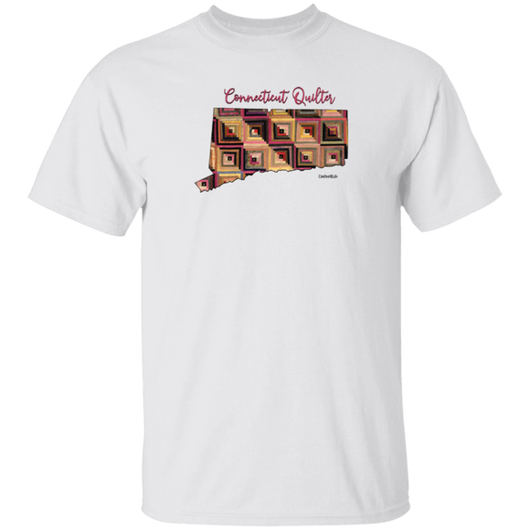 Connecticut Quilter T-Shirt, Gift for Quilting Friends and Family