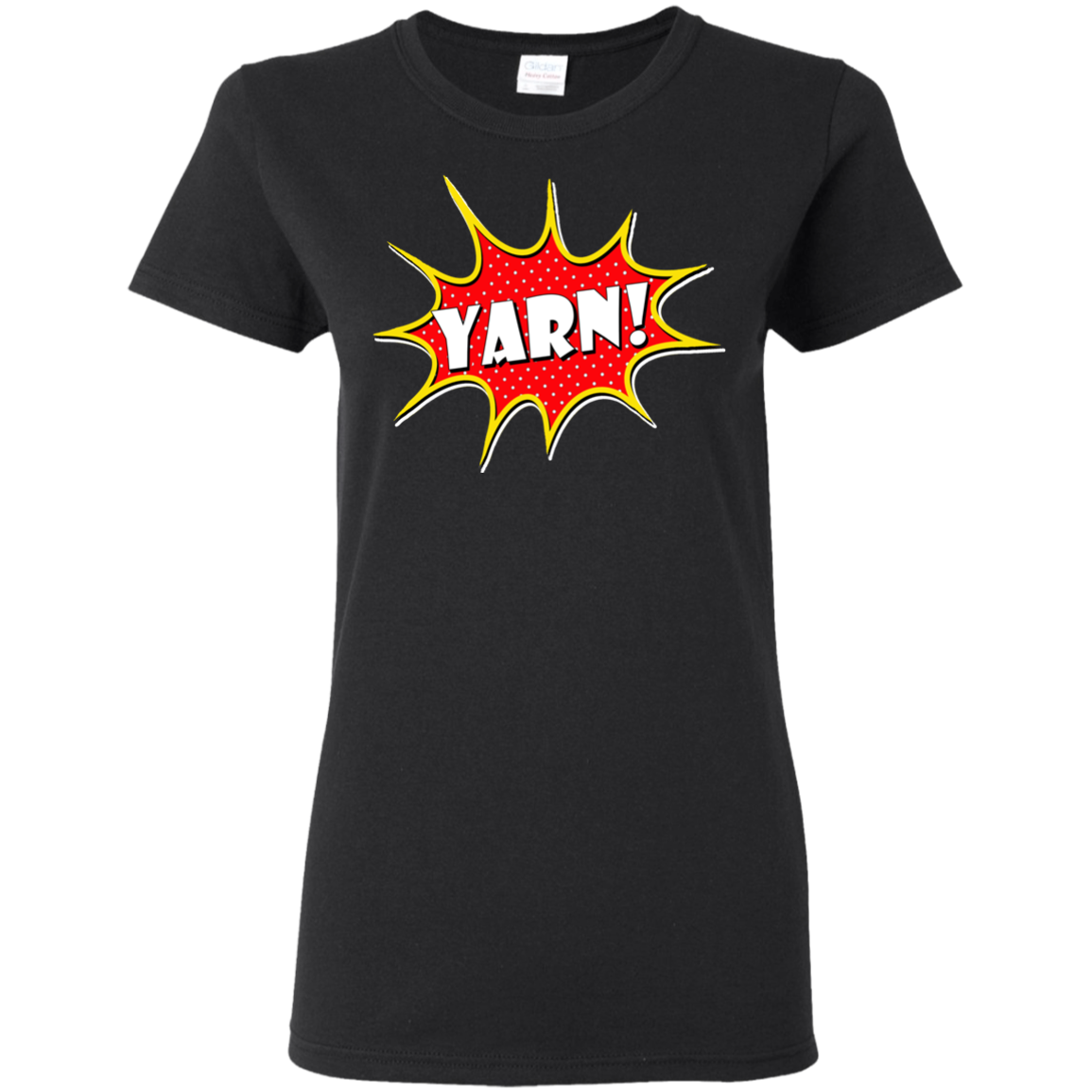 Yarn! Comic Starburst Ladies T-Shirt