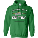I Am Happiest When I'm Knitting Pullover Hoodies - Crafter4Life - 12