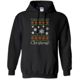 Crochet Christmas Pullover Hoodie