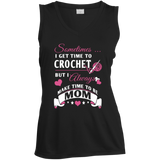 Crochet Mom Ladies Sleeveless V-neck - Crafter4Life - 2