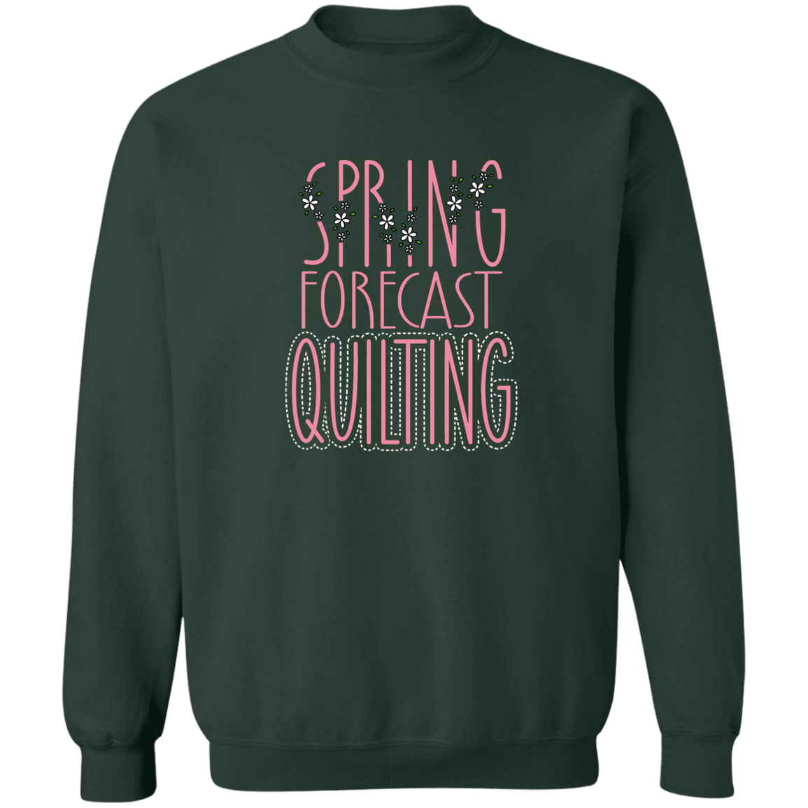 Spring Forecast Quilting Sweatshirt