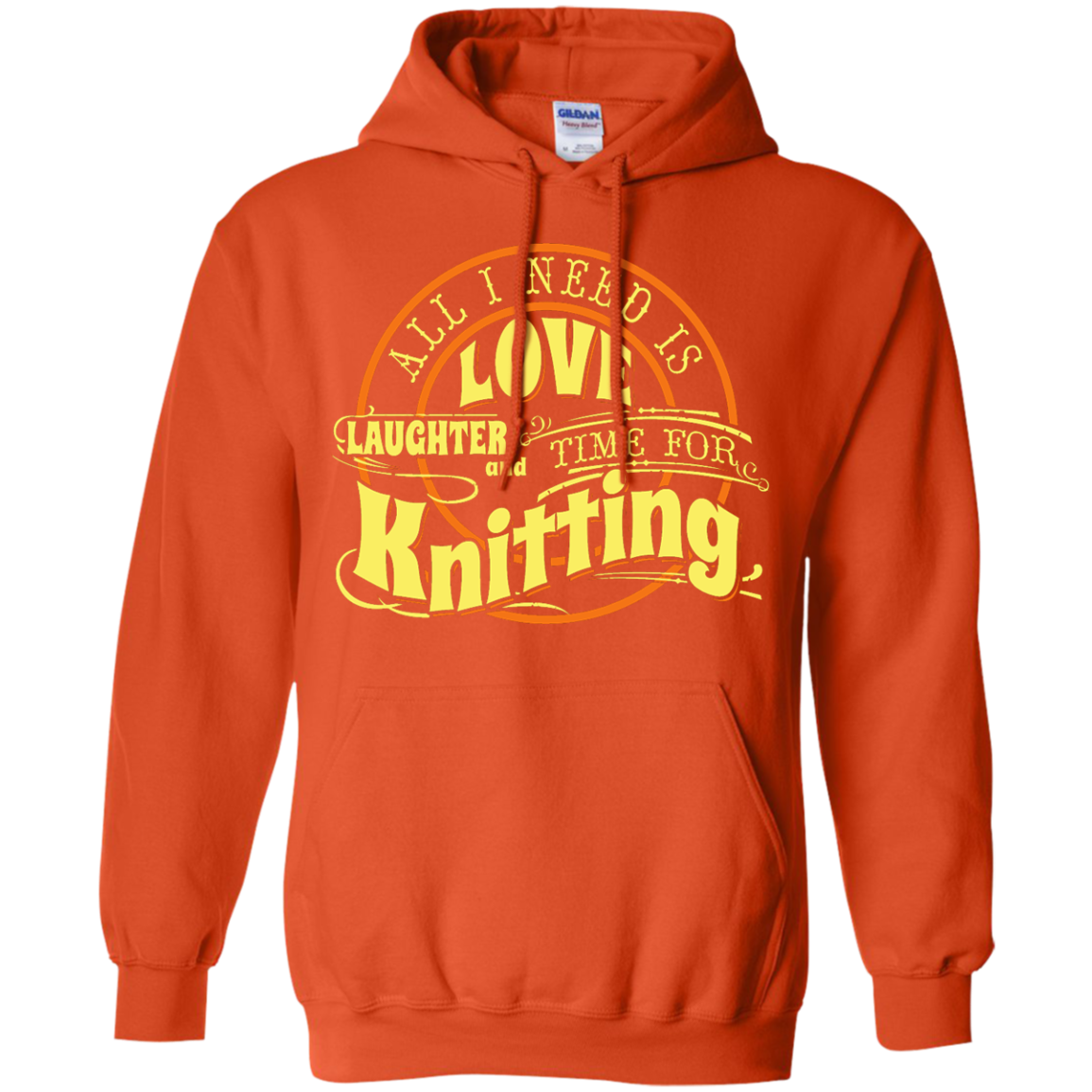 Time for Knitting (yellow) Pullover Hoodies - Crafter4Life - 9