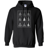 Christmas Tree Quilt Pullover Hoodie