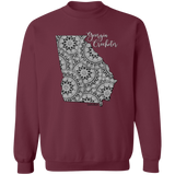 Georgia Crocheter Crewneck Pullover Sweatshirt