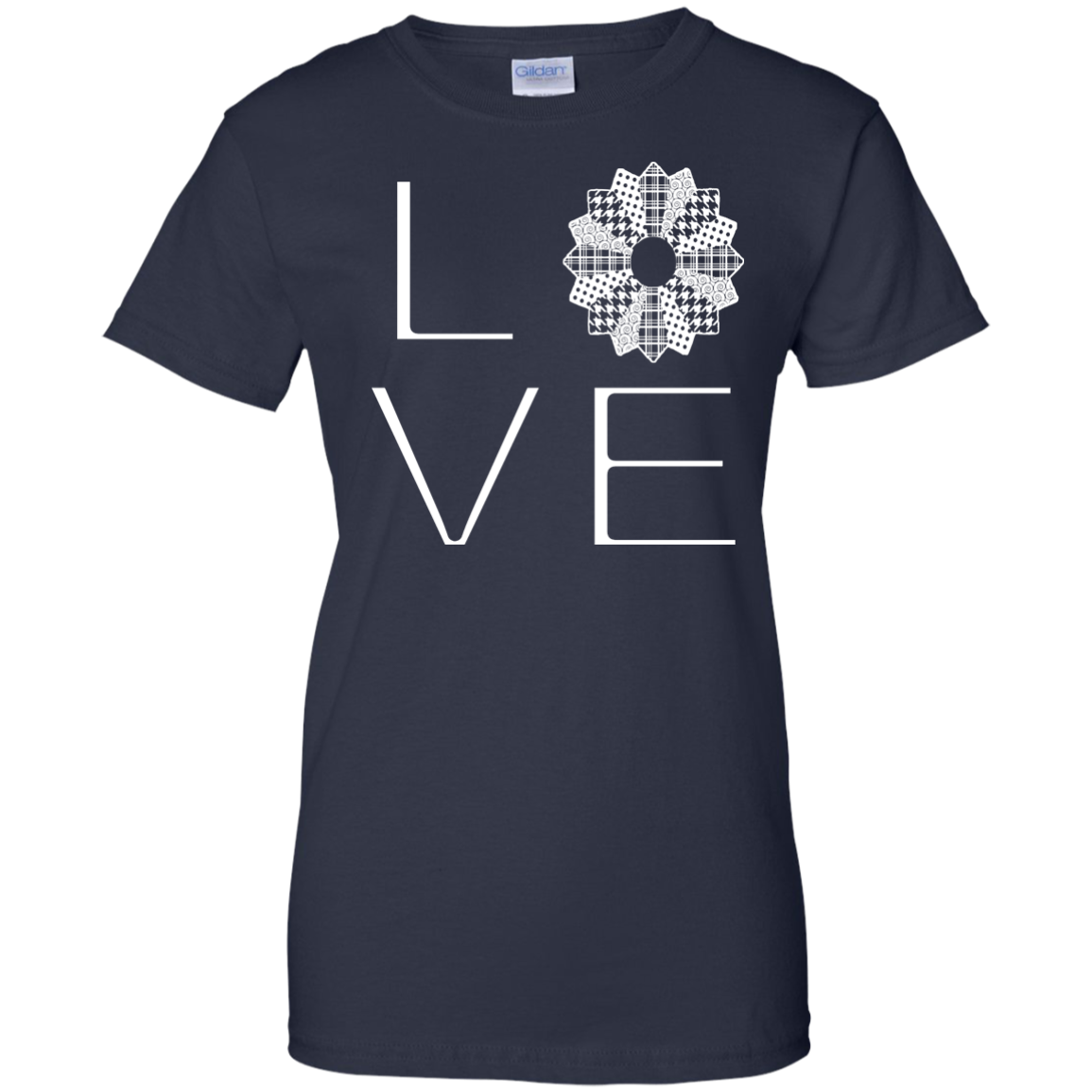 LOVE Quilting Ladies Custom 100% Cotton T-Shirt - Crafter4Life - 11