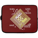 Make a Quilt (yellow) Laptop Sleeves