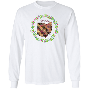 Ohio Quilter Christmas LS Ultra Cotton T-Shirt