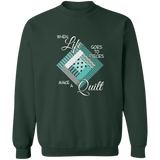 Make a Quilt (turquoise) Sweatshirt
