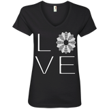 LOVE Quilting Ladies V-Neck Tee - Crafter4Life - 2