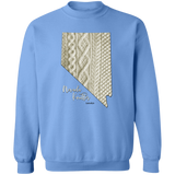 Nevada Knitter Crewneck Pullover Sweatshirt
