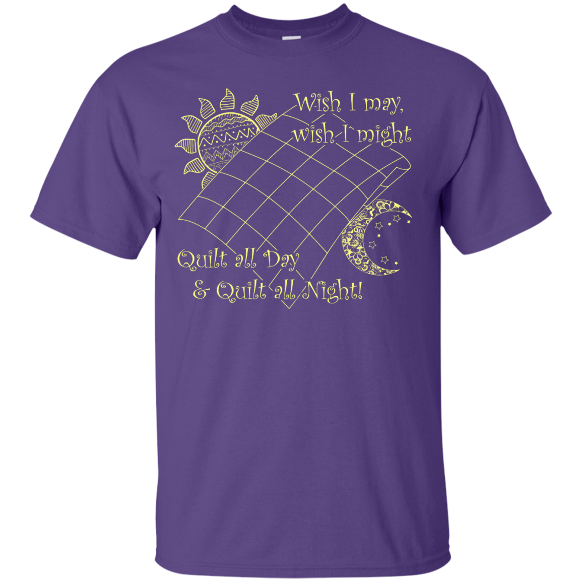 Wish I May Quilt Custom Ultra Cotton T-Shirt - Crafter4Life - 11
