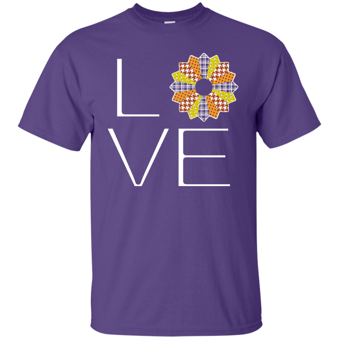 LOVE Quilting (Fall Colors) Custom Ultra Cotton T-Shirt - Crafter4Life - 8