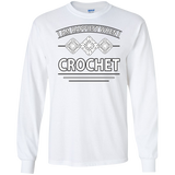 I Am Happiest When I Crochet Long Sleeve Ultra Cotton T-shirt - Crafter4Life - 4