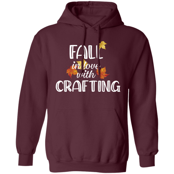 Fall in Love with Crafting Pullover Hoodie