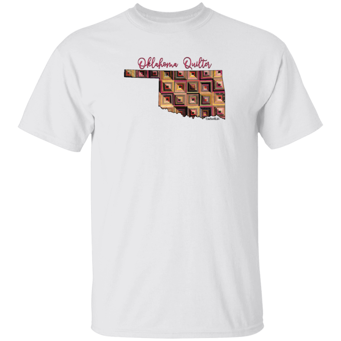 Oklahoma Quilter T-Shirt, Gift for Quilting Friends and Family