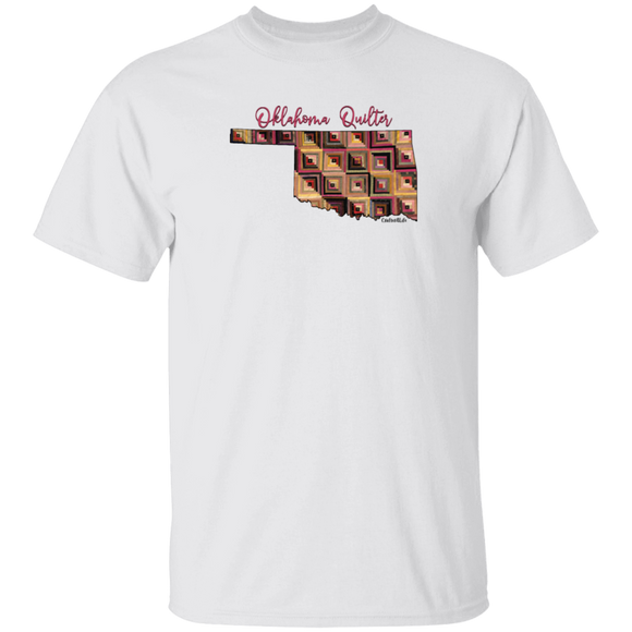 Oklahoma Quilter T-Shirt, Gift for Quilting Friends and Family