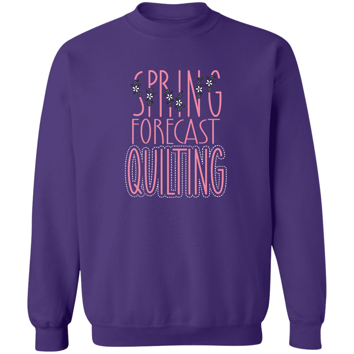 Spring Forecast Quilting Sweatshirt