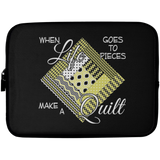 Make a Quilt (yellow) Laptop Sleeves
