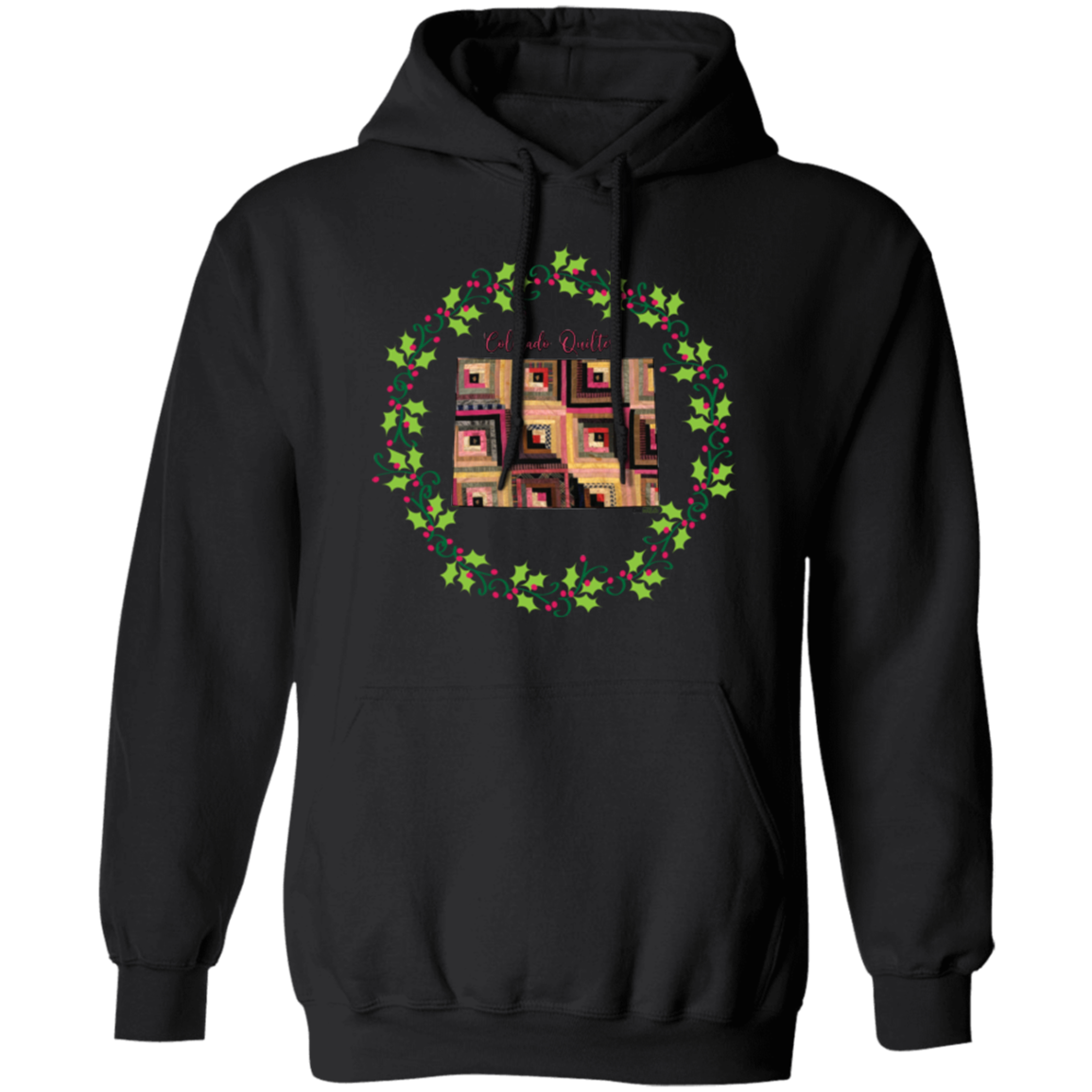 Colorado Quilter Christmas Pullover Hoodie