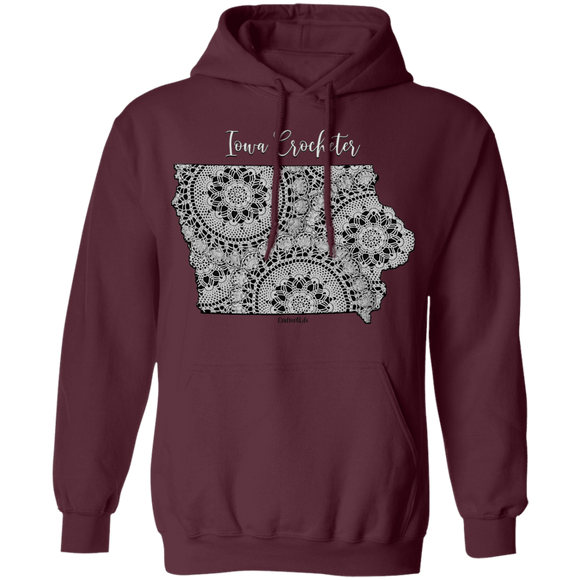 Iowa Crocheter Pullover Hoodie