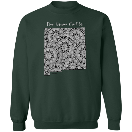 New Mexico Crocheter Crewneck Pullover Sweatshirt