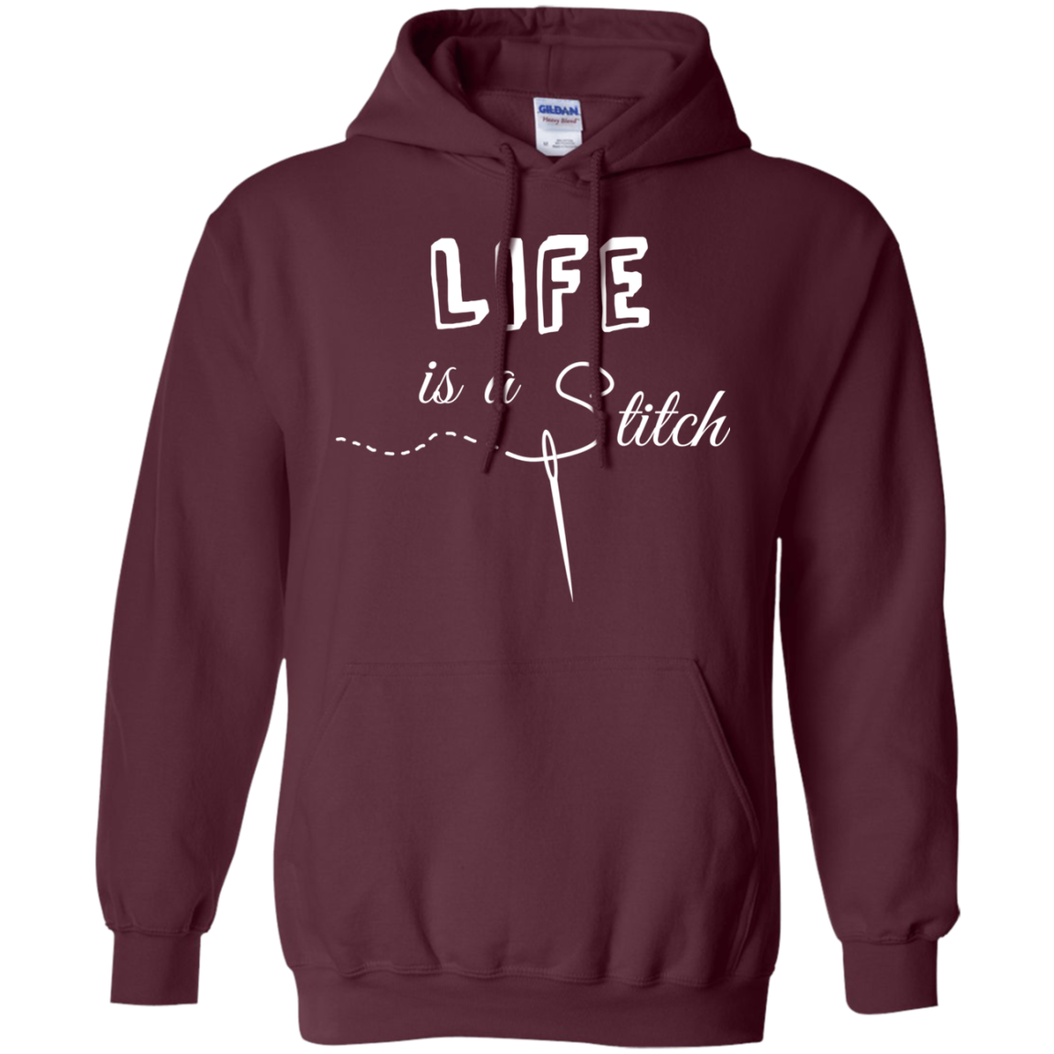 Life is a Stitch Pullover Hoodie