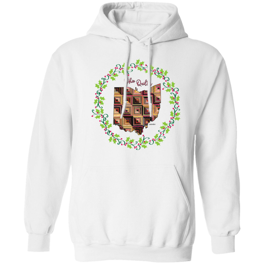 Ohio Quilter Christmas Pullover Hoodie