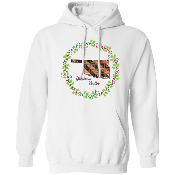 Oklahoma Quilter Christmas Pullover Hoodie