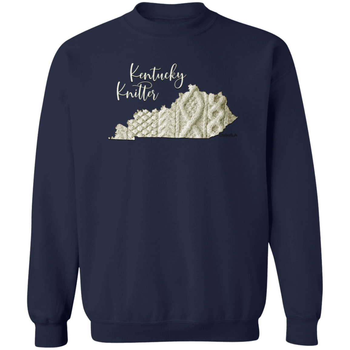 Kentucky Knitter Crewneck Pullover Sweatshirt