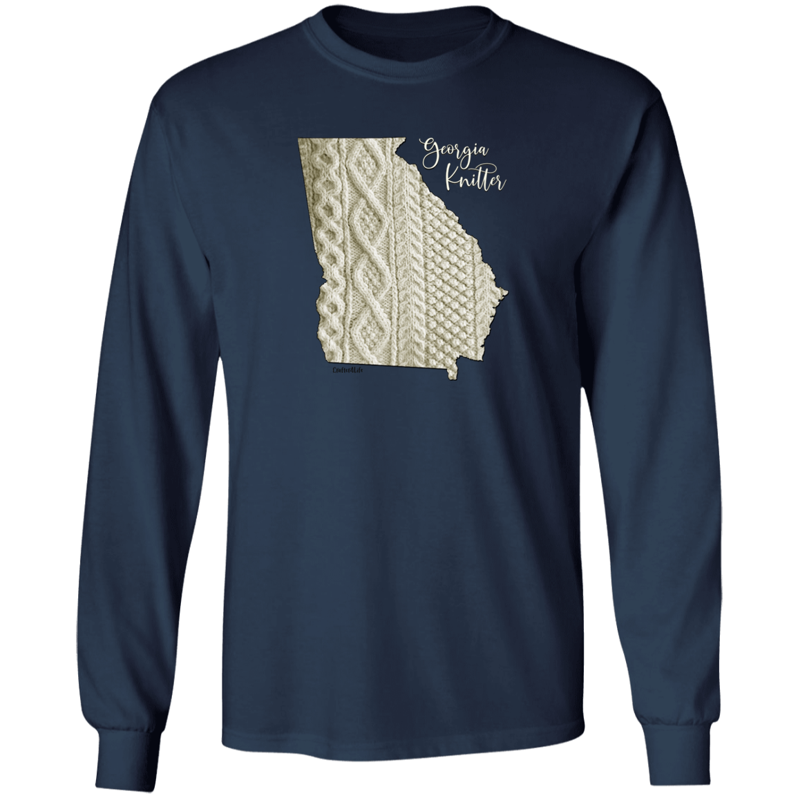 Georgia Knitter LS Ultra Cotton T-Shirt