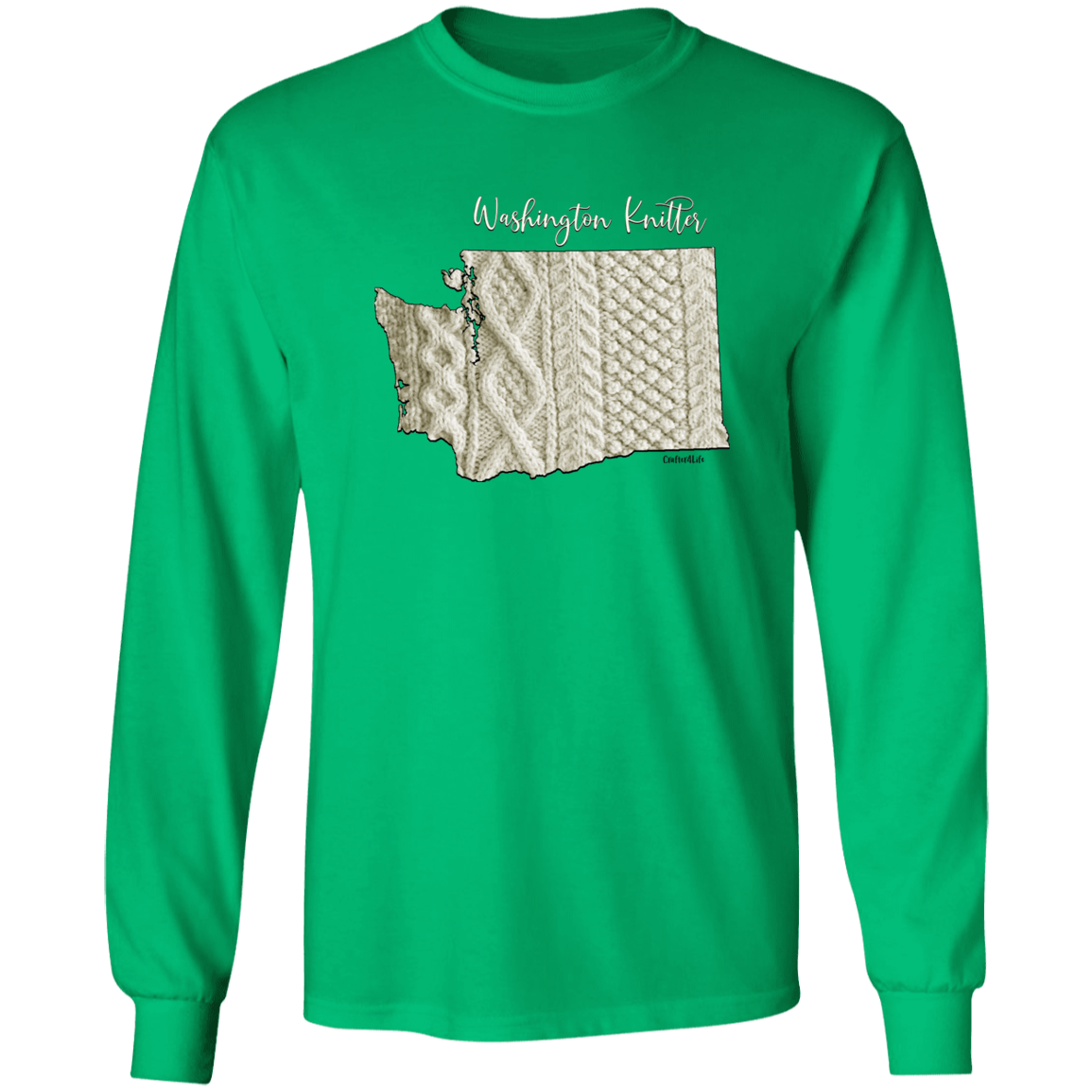 Washington Knitter LS Ultra Cotton T-Shirt
