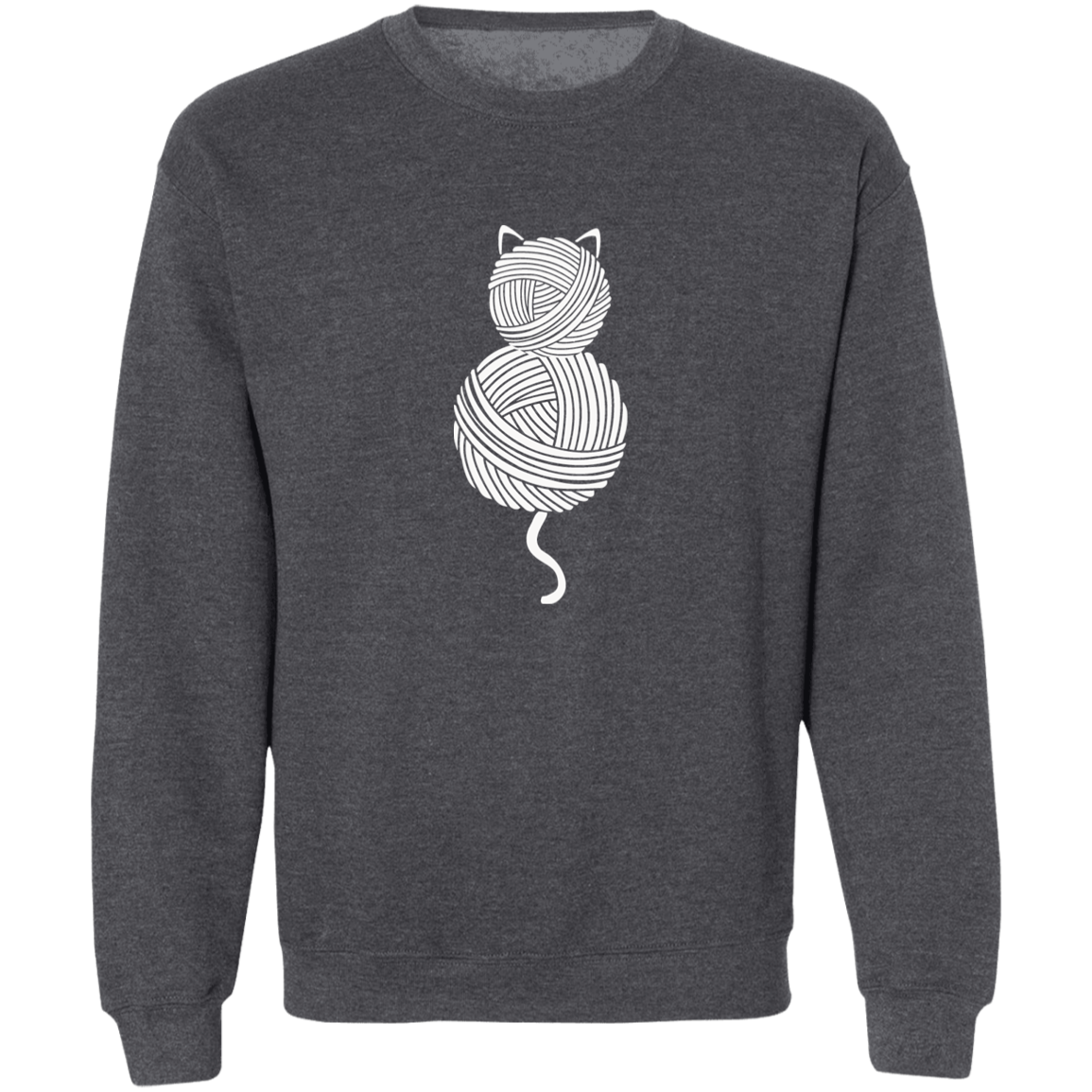 Yarn Kitty Crewneck Pullover Sweatshirt