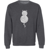 Yarn Kitty Crewneck Pullover Sweatshirt