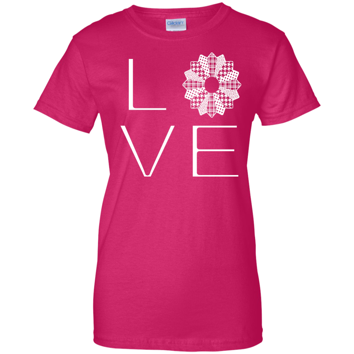 LOVE Quilting Ladies Custom 100% Cotton T-Shirt - Crafter4Life - 6