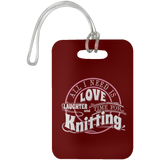 Time for Knitting Luggage Bag Tag