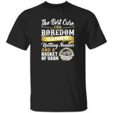 Cure For Boredom - Knitting - gold T-Shirt