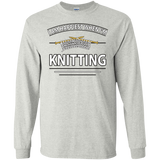 I Am Happiest When I'm Knitting Long Sleeve Ultra Cotton T-Shirt - Crafter4Life - 2