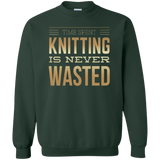 Time Spent Knitting Crewneck Sweatshirt - Crafter4Life - 5