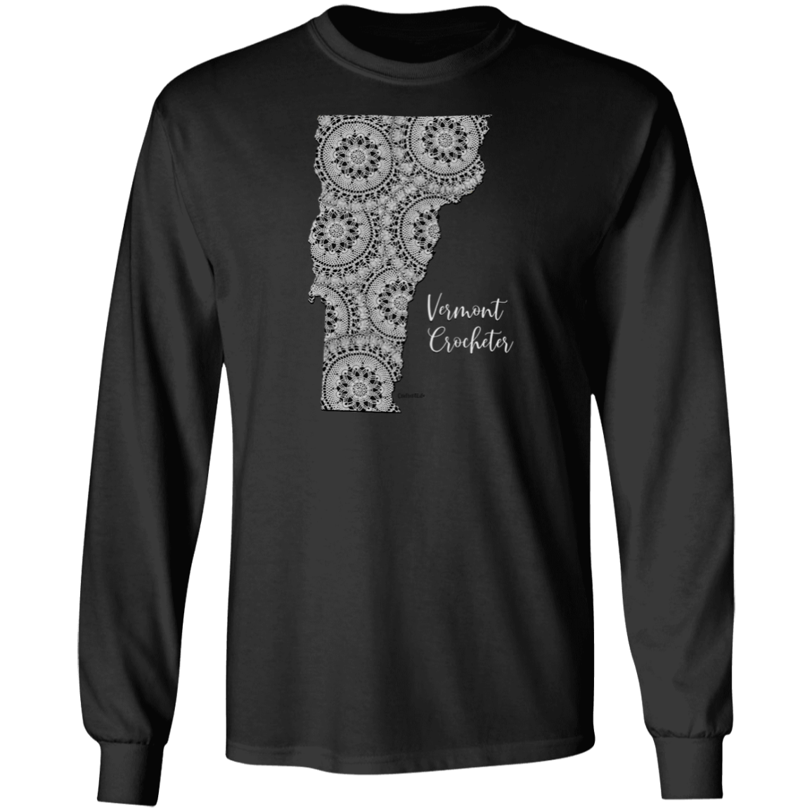 Vermont Crocheter LS Ultra Cotton T-Shirt