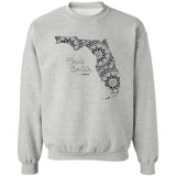 Florida Crocheter Crewneck Pullover Sweatshirt