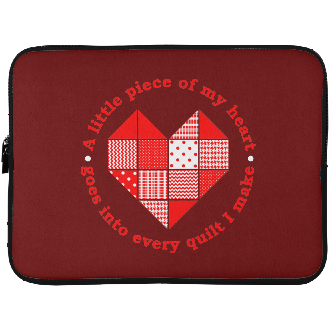 Piece of My Heart (Quilt) Laptop Sleeves