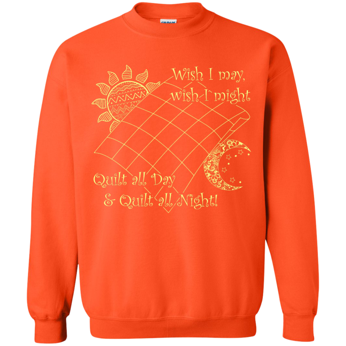 Wish I May Quilt Crewneck Sweatshirts - Crafter4Life - 9