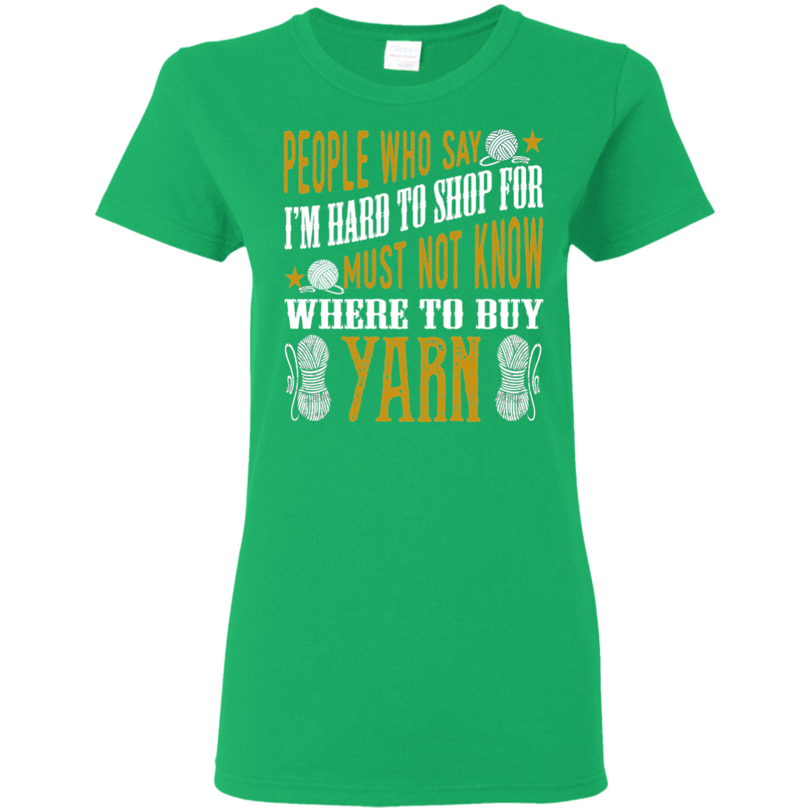 Where to Buy Yarn Ladies' Cotton T-Shirt