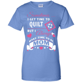 Time-Quilt-Mom Ladies Custom 100% Cotton T-Shirt - Crafter4Life - 5