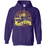 Time for Knitting (yellow) Pullover Hoodies - Crafter4Life - 10